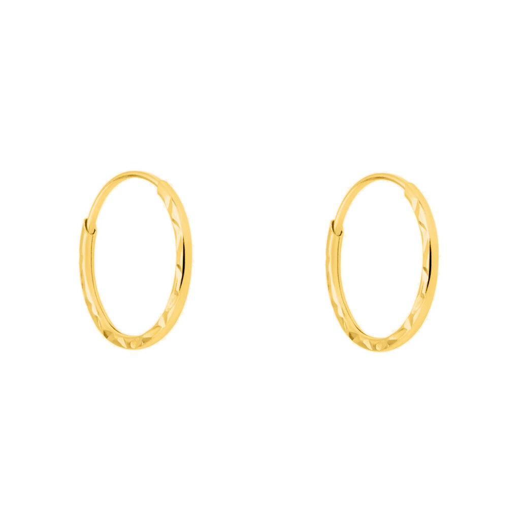 Orecchini A Cerchio Toujours Oro Bianco - Orecchini a Cerchio Donna | Stroili