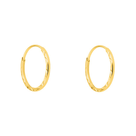 Orecchini A Cerchio Toujours Oro Bianco - Orecchini a Cerchio Donna | Stroili