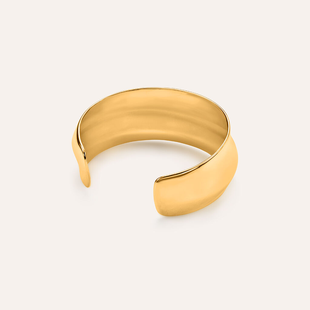 Bangle Lady Code Acciaio Dorato - Bracciali Rigidi Donna | Stroili