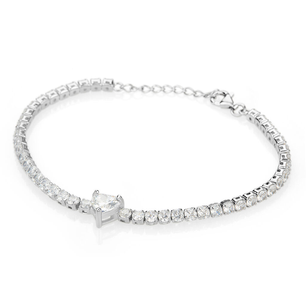 Bracciale Tennis Silver Elegance Argento Rodiato Cubic Zirconia - Bracciali Tennis Donna | Stroili