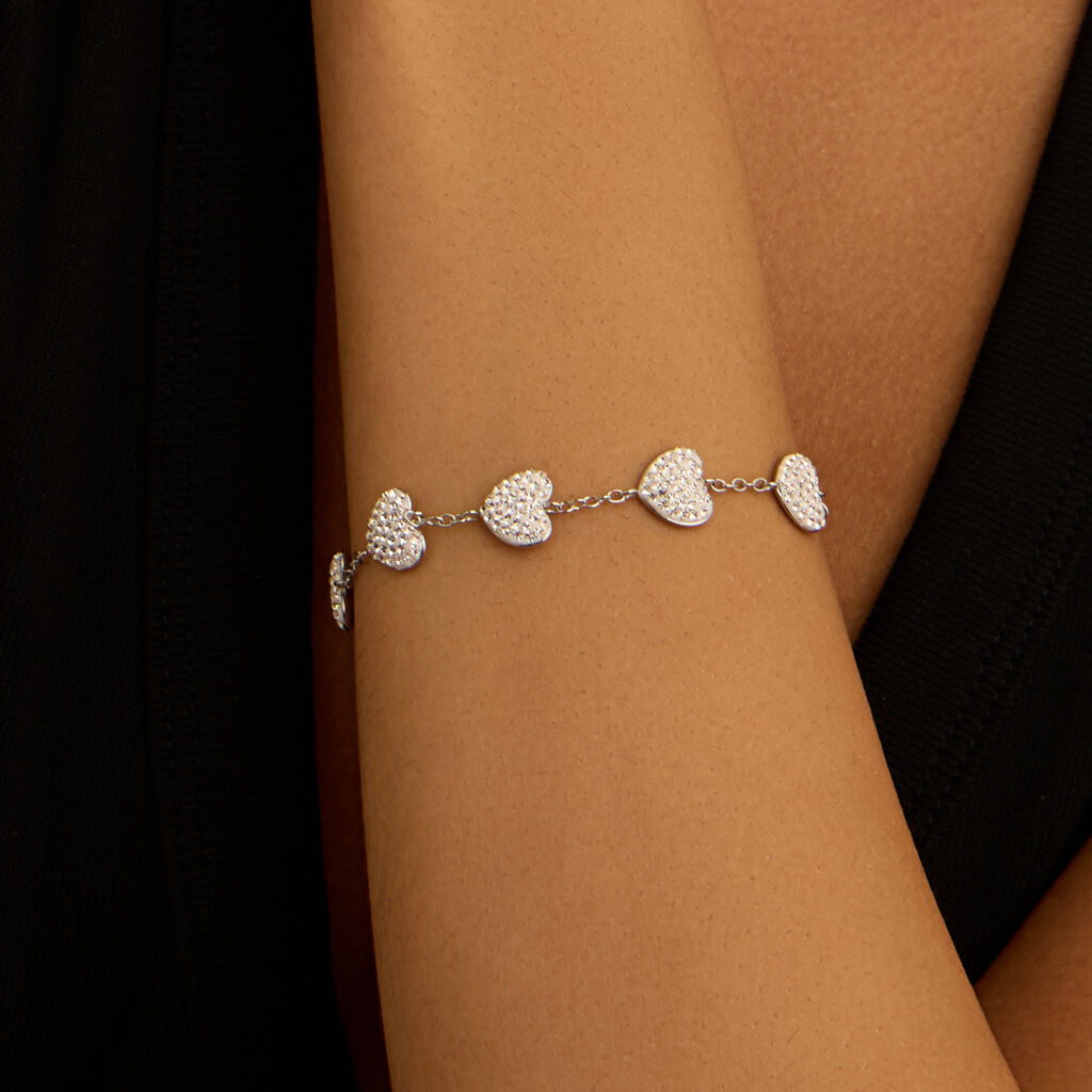 Bracciale Aura Acciaio Cristallo