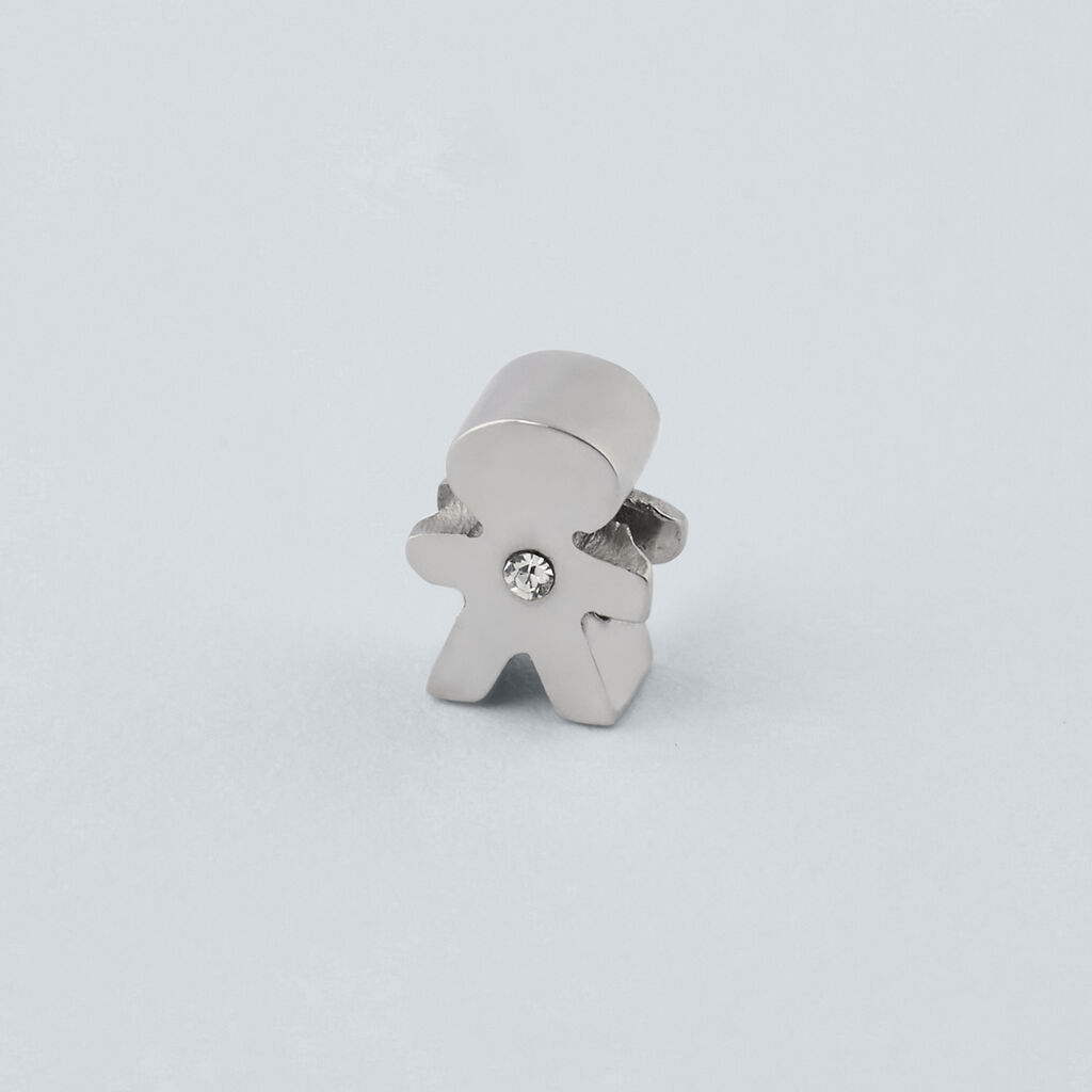 Bead Essential Code Acciaio Cristallo - Beads Donna | Stroili