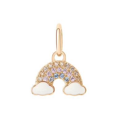 Pendente Love Beats Argento Rosa Cubic Zirconia