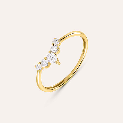 Anello Riviere Diamade Glam Oro Giallo Diamante Lab-Grown - Anelli Riviere Donna | Stroili