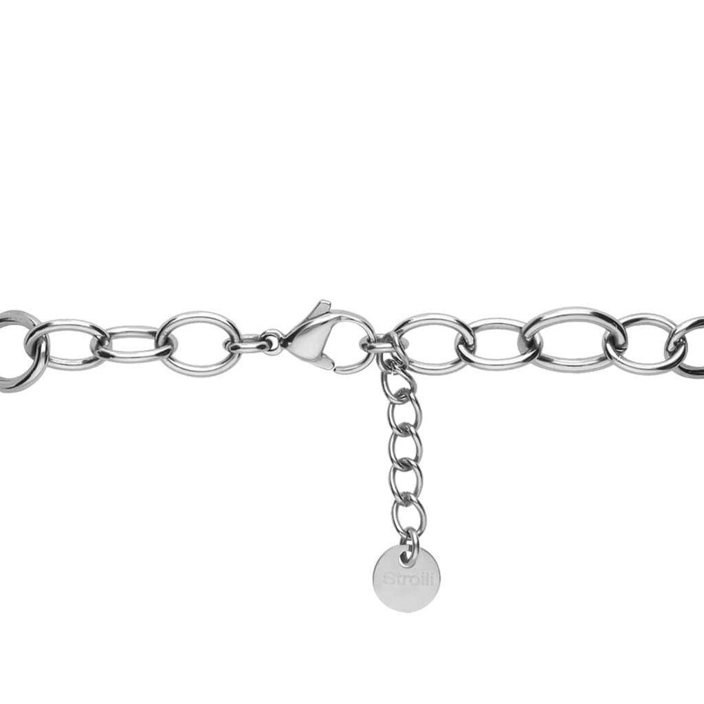 Bracciale Lady Code Acciaio Bicolore Bianco / Rosa - Bracciali con Incisione Donna | Stroili