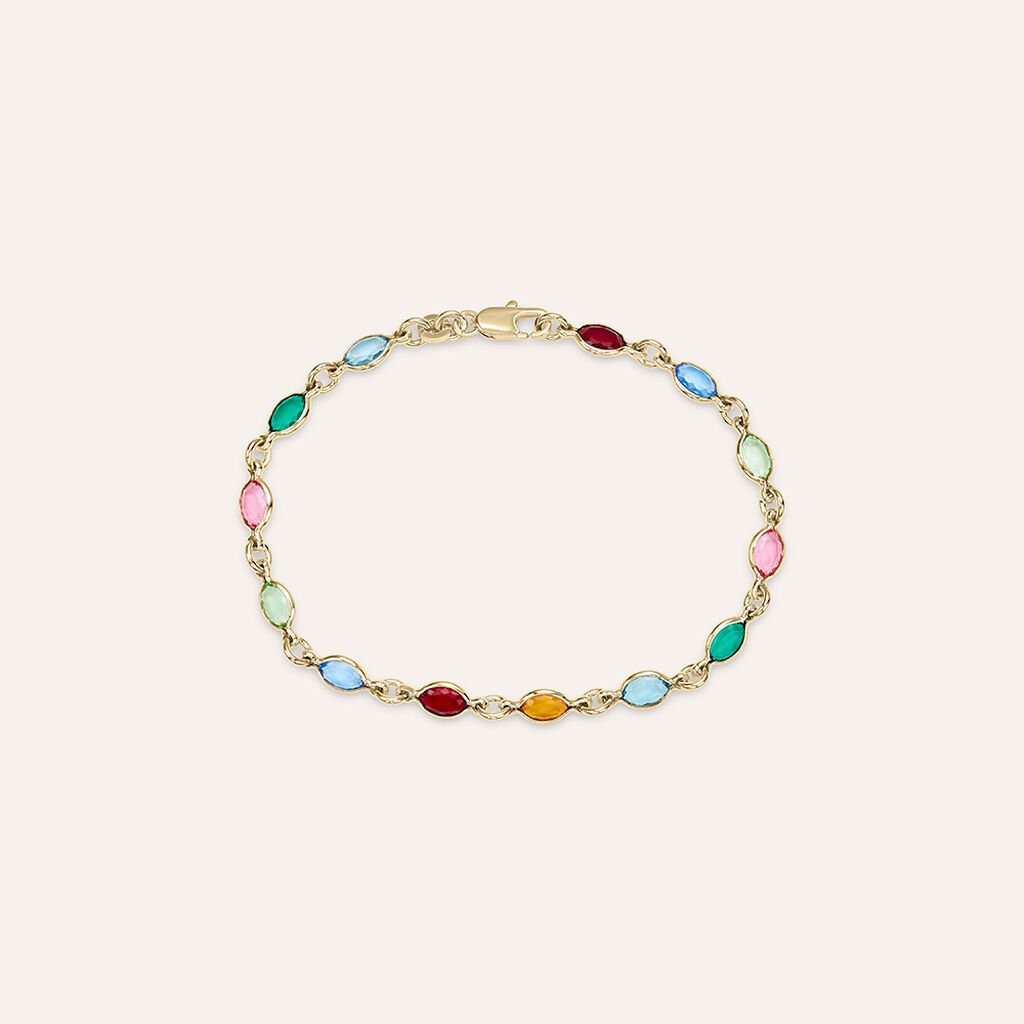 Bracciale Golden Dream Placcato Oro Giallo Cubic Zirconia - Bracciali Amicizia Donna | Stroili