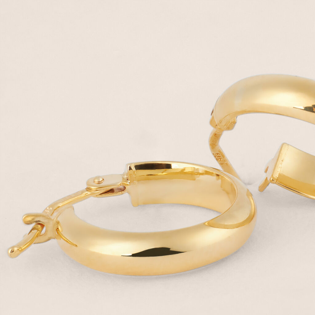 Orecchini A Cerchio Toujours Oro Giallo - Orecchini a Cerchio Donna | Stroili