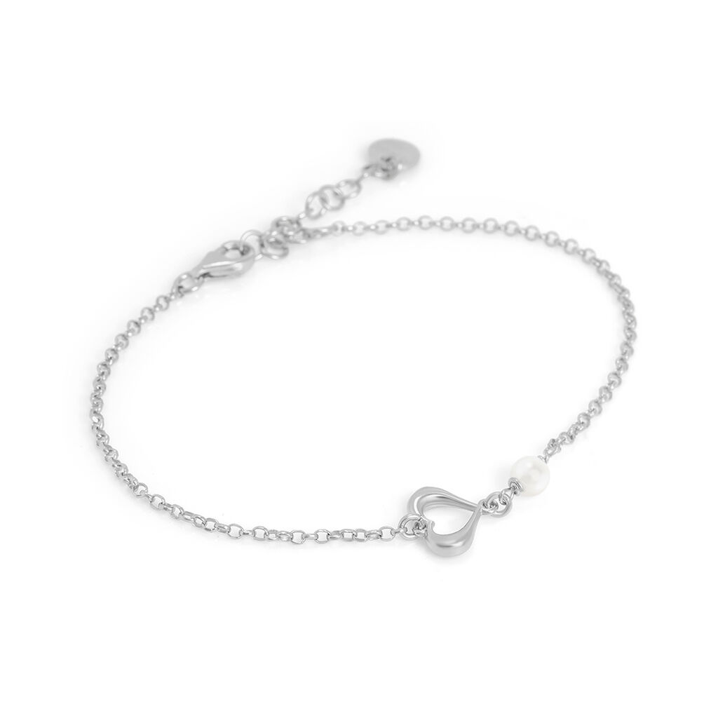 Bracciale Silver Pearls Argento Rodiato Perla sintentica - Bracciali Love Donna | Stroili