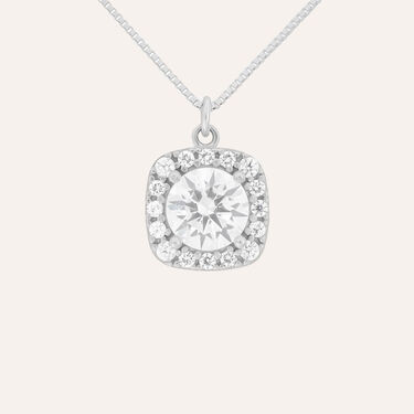 Collana Punto Luce Claire Oro Bianco Cubic Zirconia