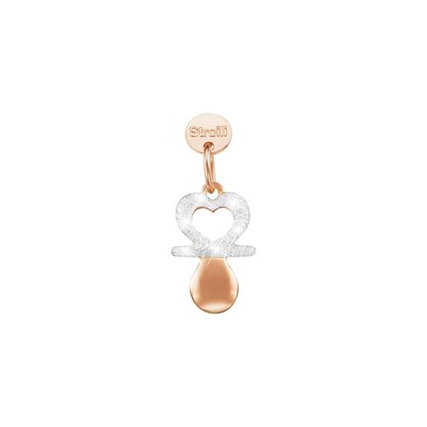 Pendente Love Beats Argento Rosa - Ciondoli Donna | Stroili