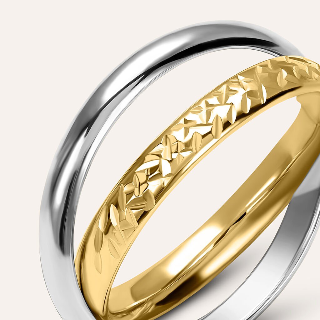 Anello Golden Lover Bicolore - Anelli 18 Carati Donna | Stroili