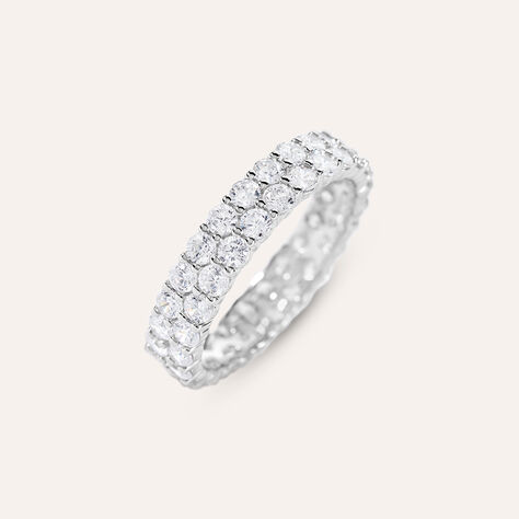 Anello Eternity Silver Elegance Argento Cubic Zirconia - Anelli Eternity Donna | Stroili