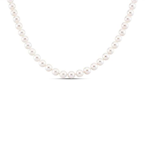 Collana Gold Pearls Oro Bianco Perla D'Acqua Dolce Diamante - Collane Donna | Stroili