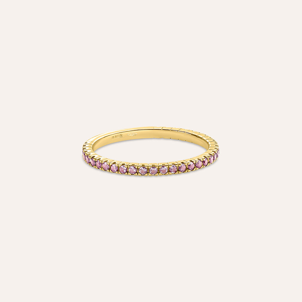 Anello Eternity Claire Oro Giallo Cubic Zirconia - Anelli Eternity Donna | Stroili