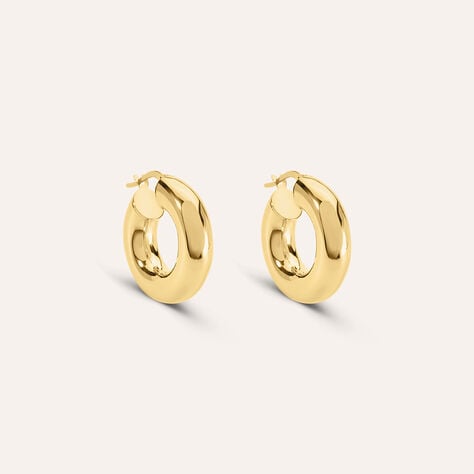 Orecchini A Cerchio Toujours Oro Giallo - Orecchini a Cerchio Donna | Stroili