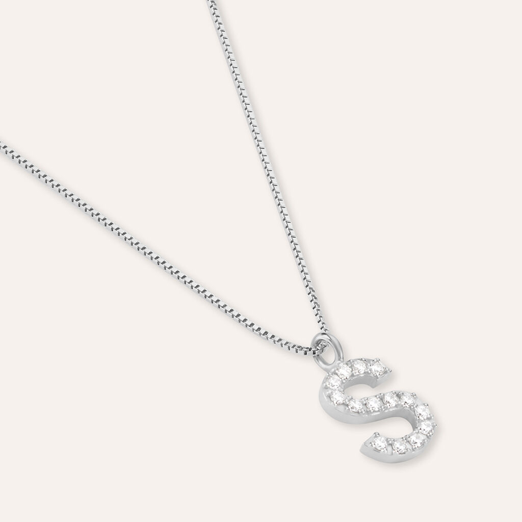 Collana Silver Moments Argento Rodiato Cubic Zirconia