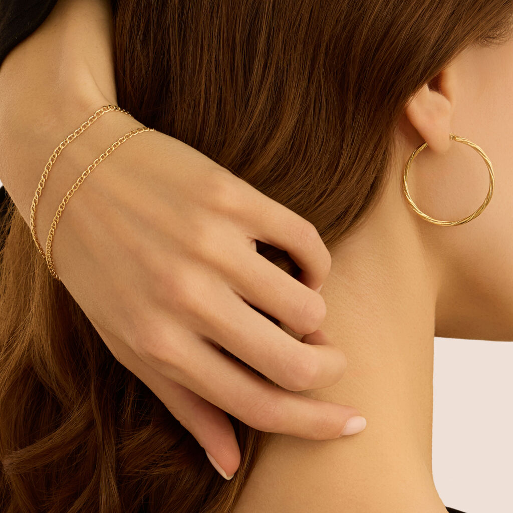 Orecchini A Cerchio Toujours Oro Giallo - Orecchini a Cerchio Donna | Stroili