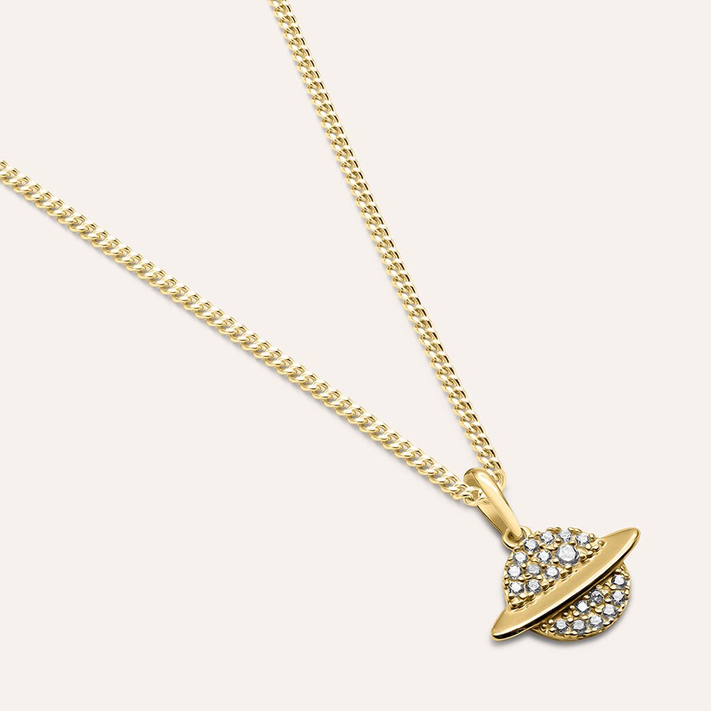 Pendente Poème Oro Giallo Cubic Zirconia - Ciondoli Donna | Stroili