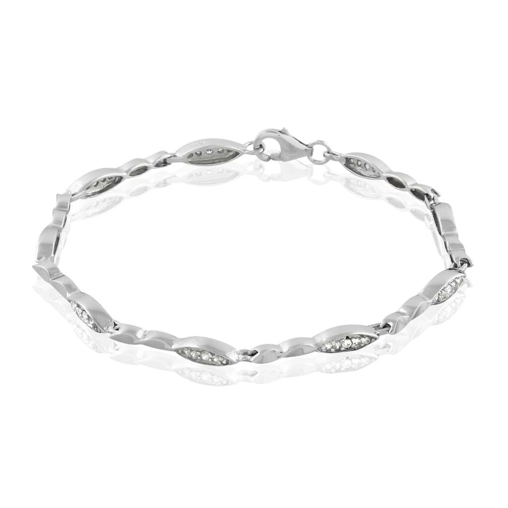 Bracciale Silver Shine Argento Rodiato Cubic Zirconia