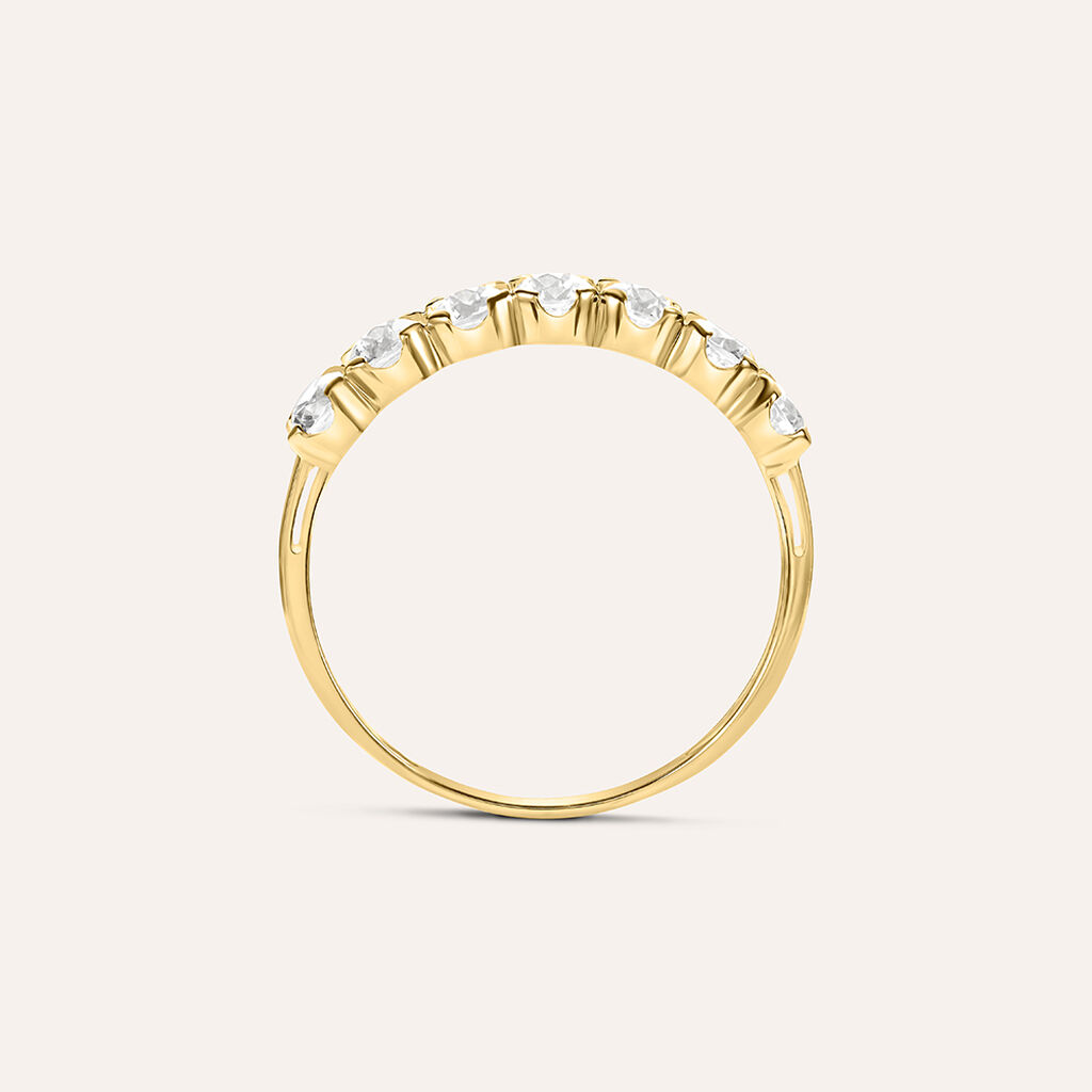 Anello Riviere Claire Oro Giallo Cubic Zirconia - Anelli Riviere Donna | Stroili