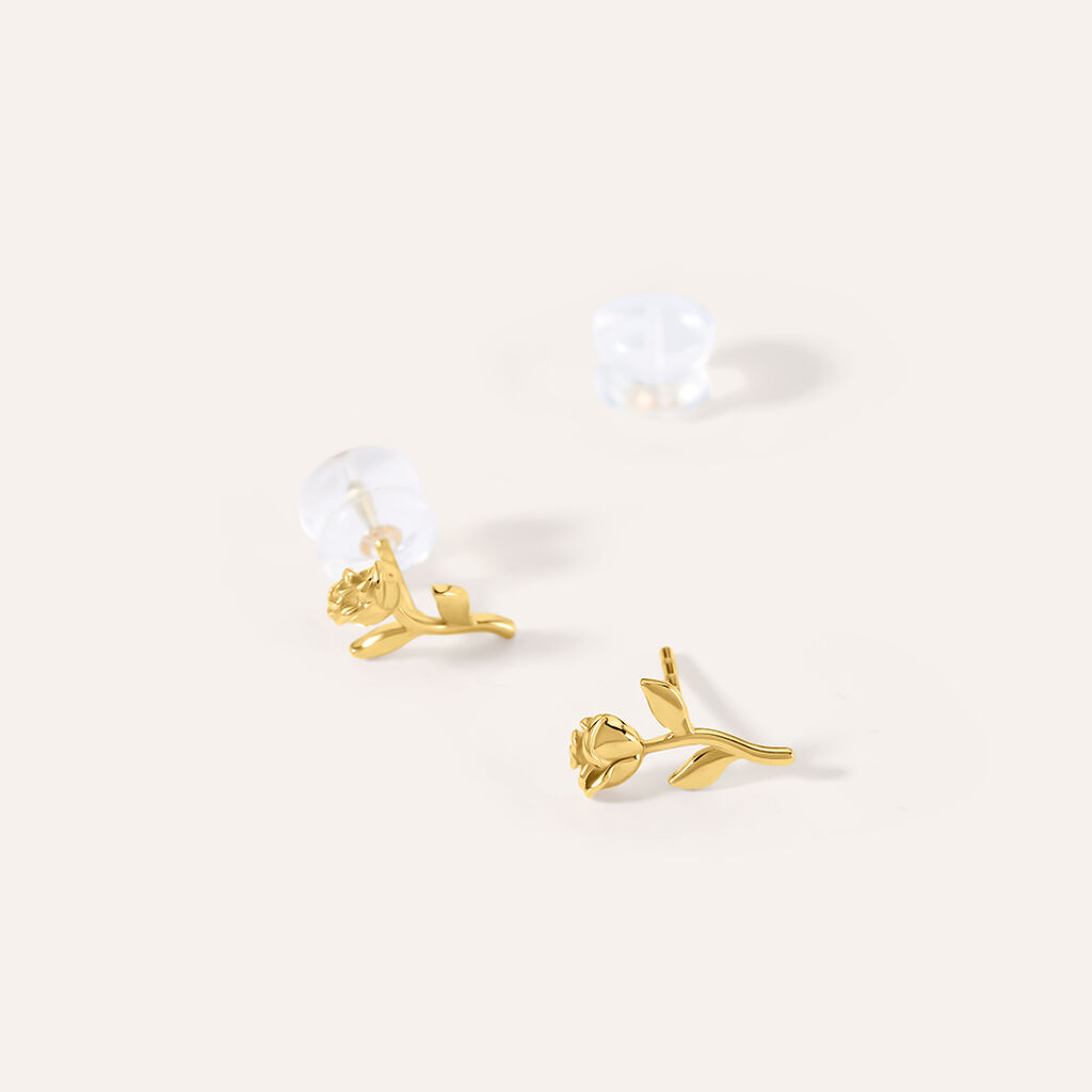 Orecchini Lobo Bon Ton Oro Giallo