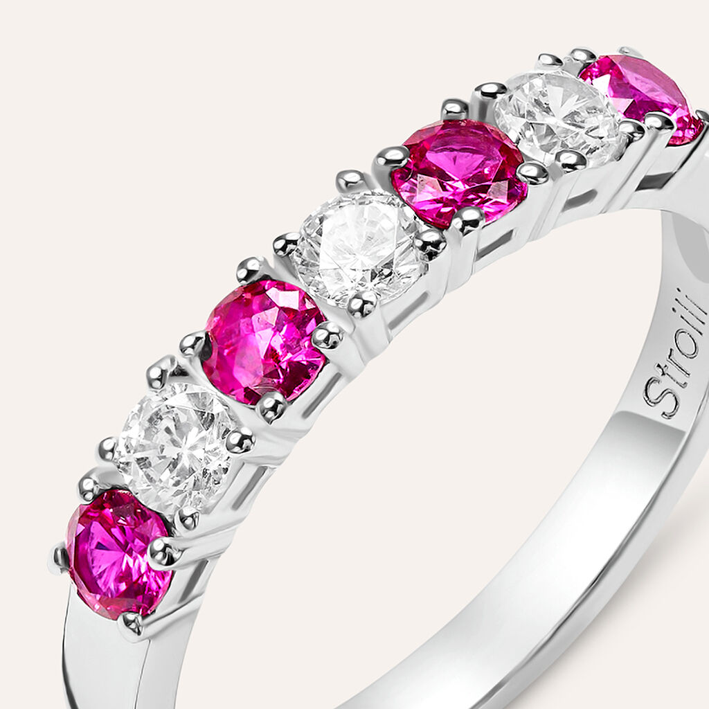 Anello Riviere Silver Elegance Argento Rodiato Cubic Zirconia - Anelli Riviere Donna | Stroili