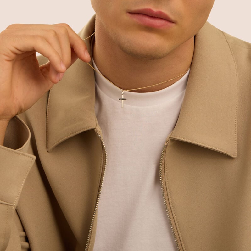 Pendente L'homme Diamant Oro Bianco Diamante - Ciondoli Uomo | Stroili