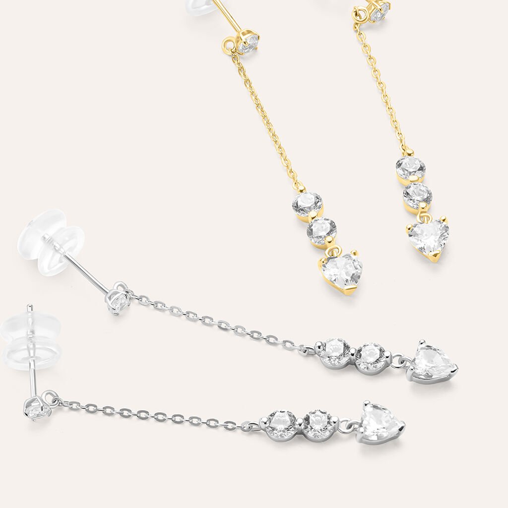 Orecchini Pendenti Claire Oro Giallo Cubic Zirconia - Gioielli Donna | Stroili