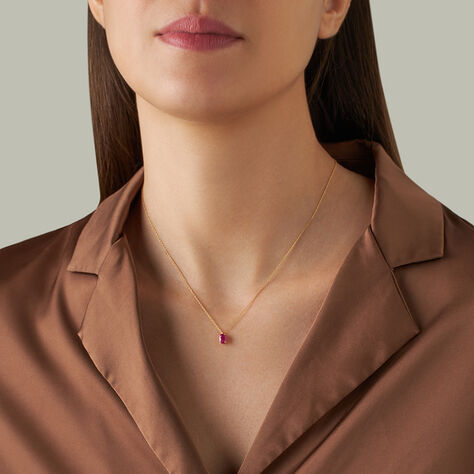 Collana Punto Luce Charlotte Oro Giallo Rubino - Collane Punto Luce Donna | Stroili