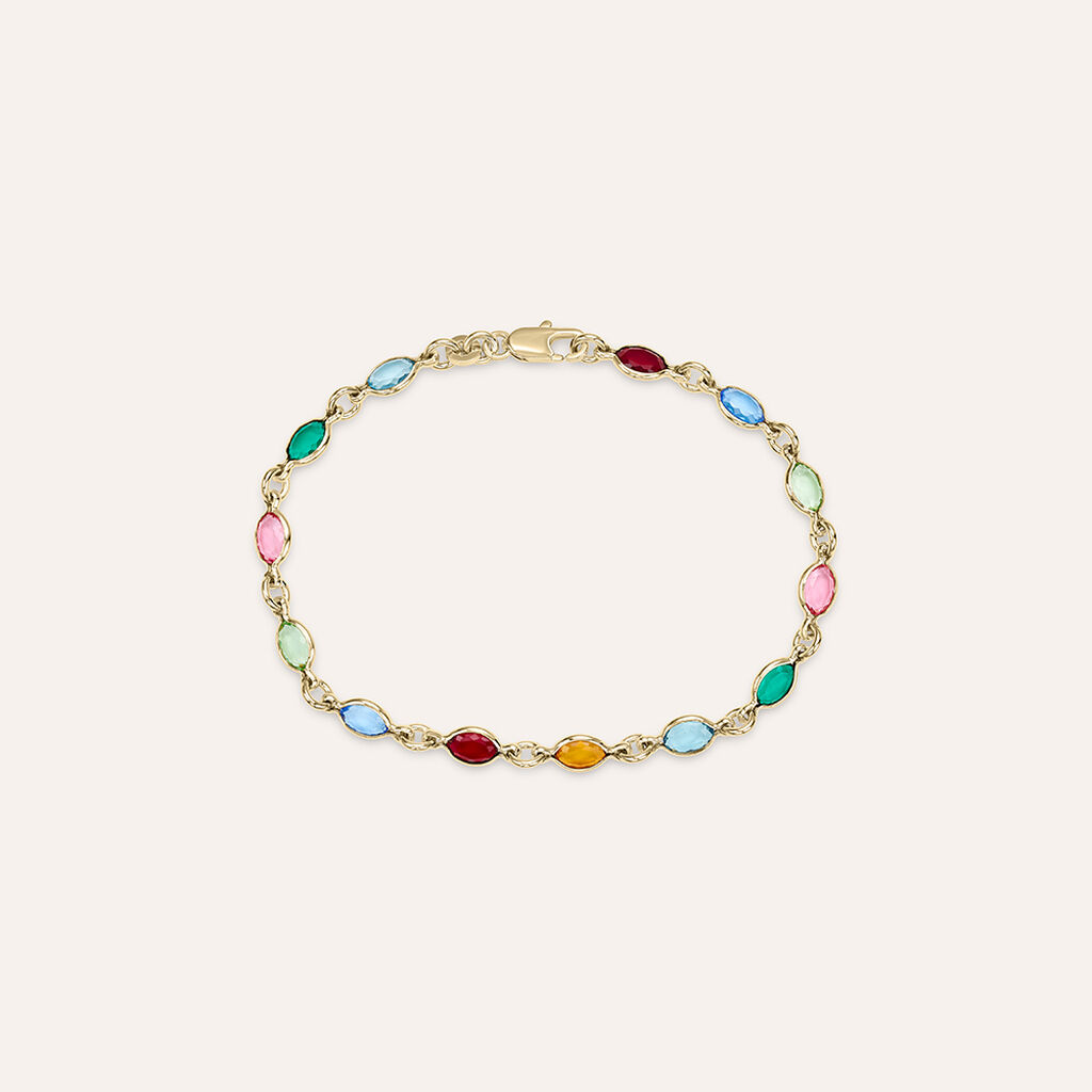 Bracciale Golden Dream Placcato Oro Giallo Cubic Zirconia