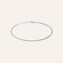 Cavigliera Tennis Silver Rainbow Argento Rodiato Cubic Zirconia