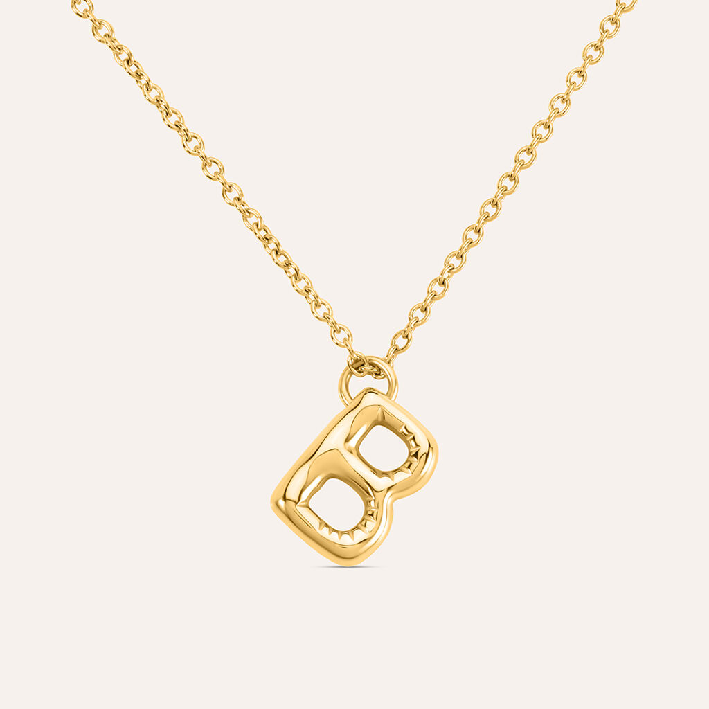 Collana Radiance Acciaio Dorato
