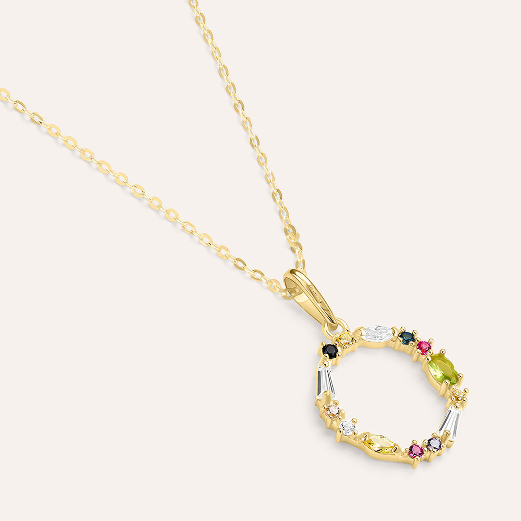 Pendente Claire Oro Giallo Cubic Zirconia