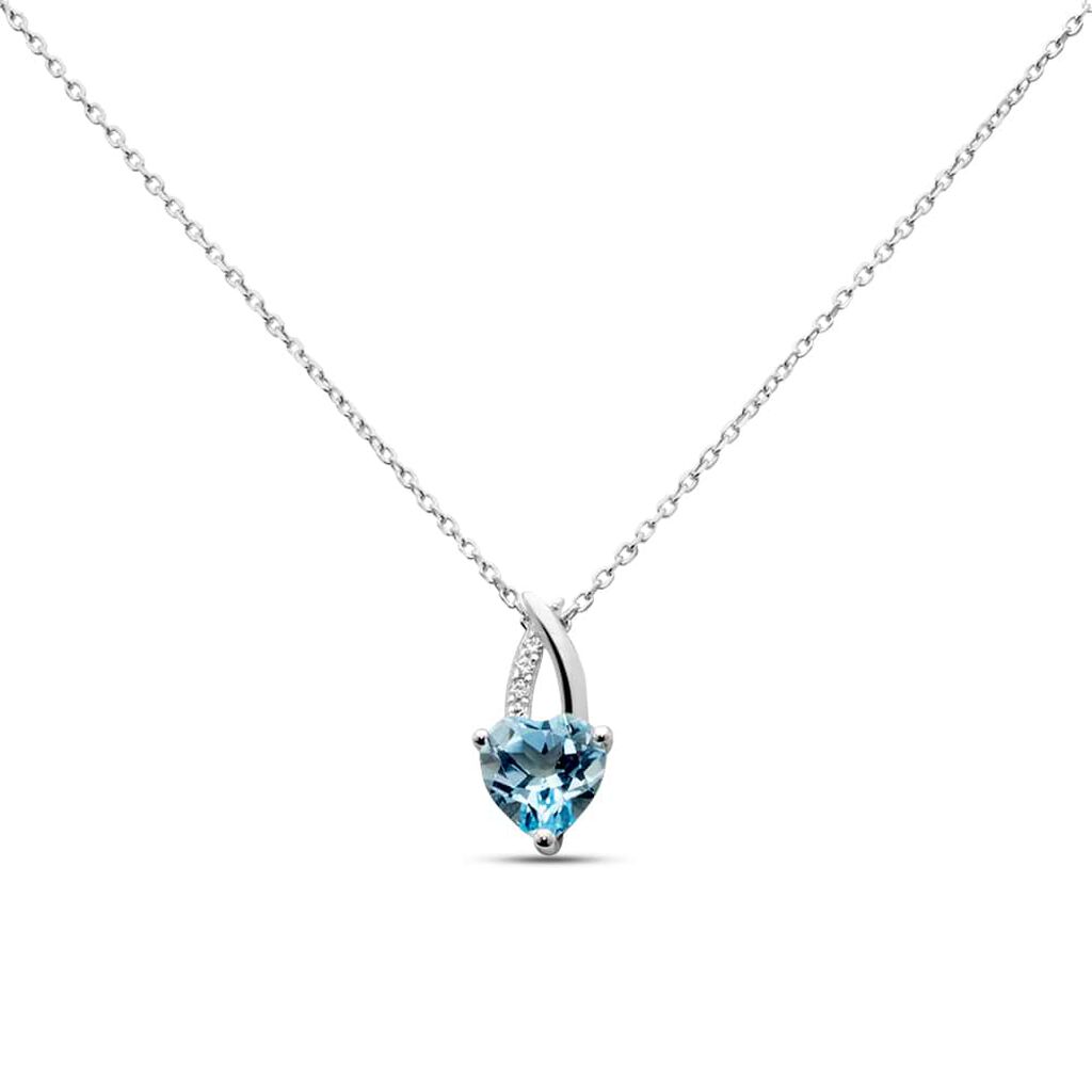 Collana Amélie Oro Bianco Topazio Cubic Zirconia - Collane Donna | Stroili