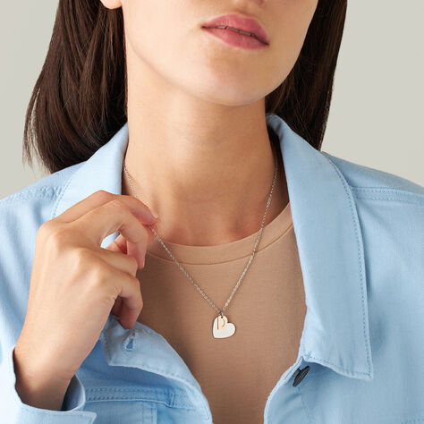 Collana Lady Chic Acciaio Bicolore Bianco / Rosa - Collane Donna | Stroili