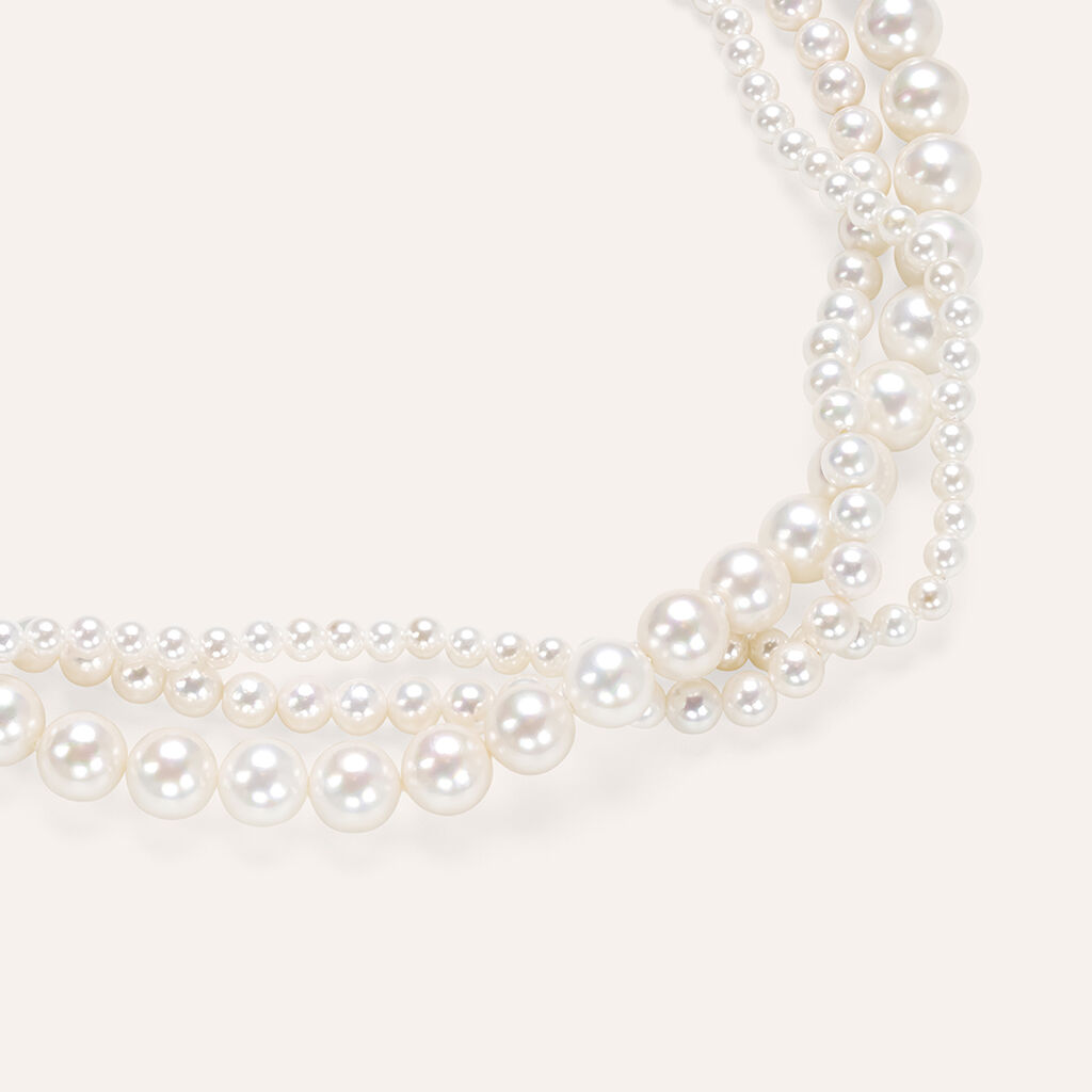 Bracciale Silver Pearls Argento Rodiato Perla sintentica Cubic Zirconia - Bracciali Donna | Stroili