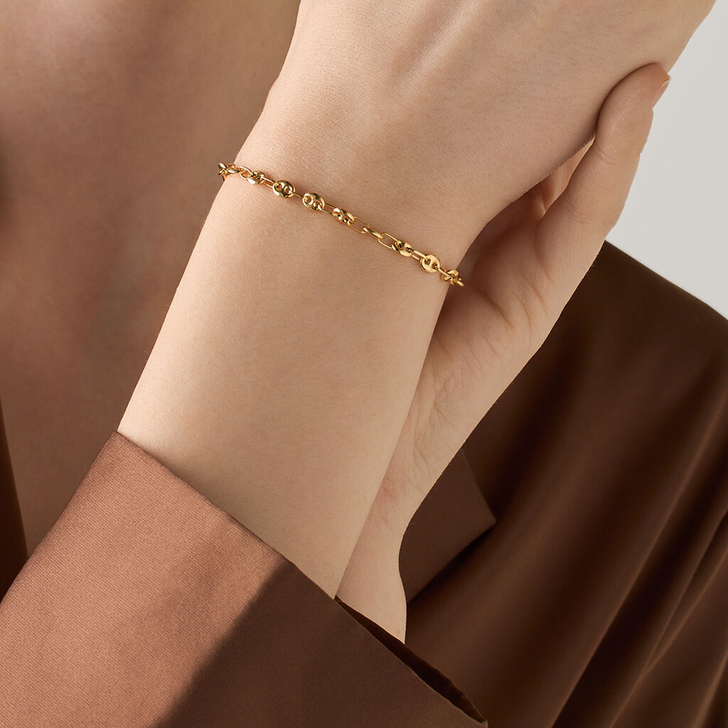 Bracciale Catena Colette Oro Giallo - Bracciali Unisex | Stroili