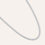 Catenina Love Beats Argento Rodiato Cubic Zirconia