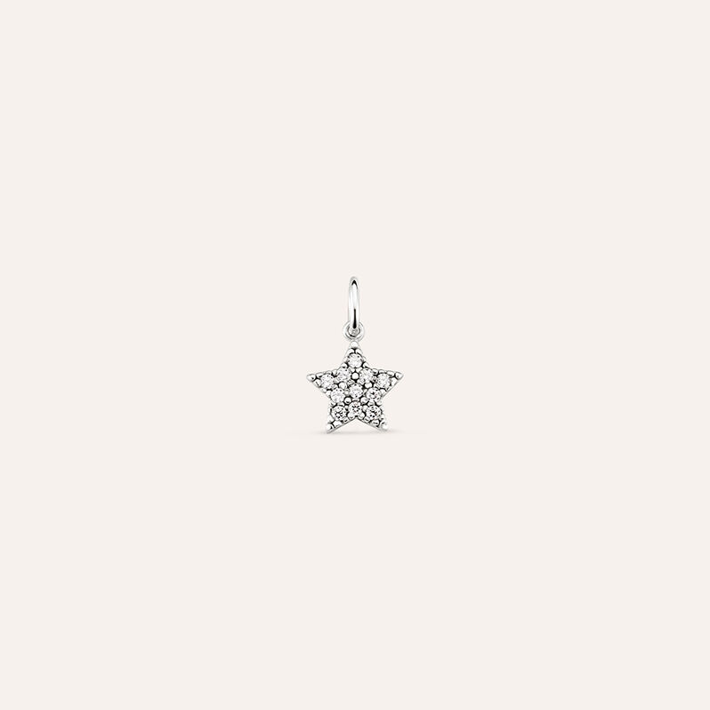 Pendente Poème Oro Bianco Cubic Zirconia - Ciondoli Donna | Stroili