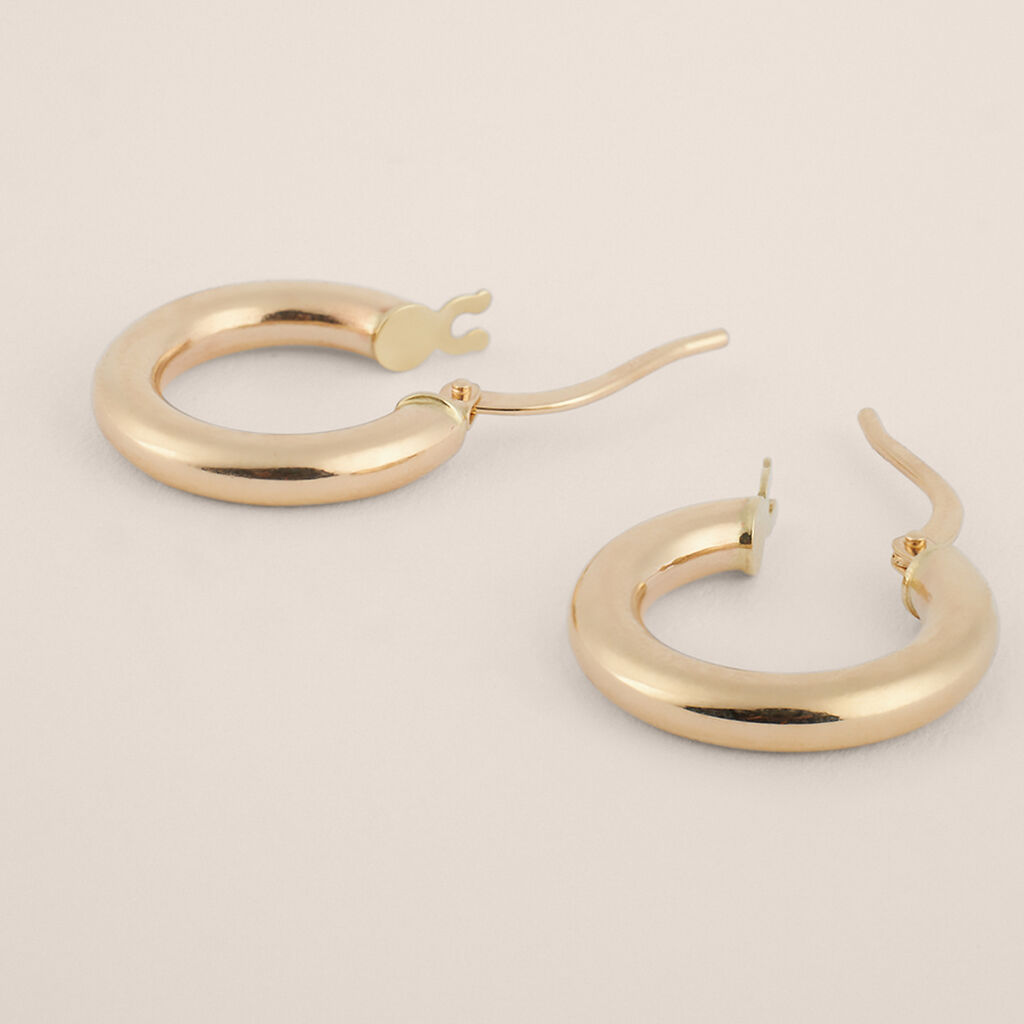 Orecchini A Cerchio Toujours Oro Giallo