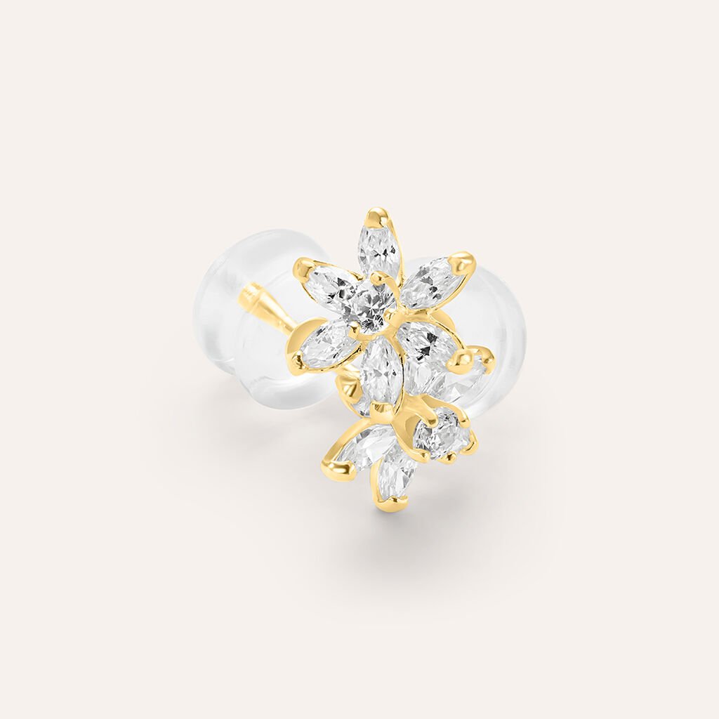 Orecchini Lobo Bon Ton Oro Giallo Cubic Zirconia - Orecchini a Lobo Donna | Stroili