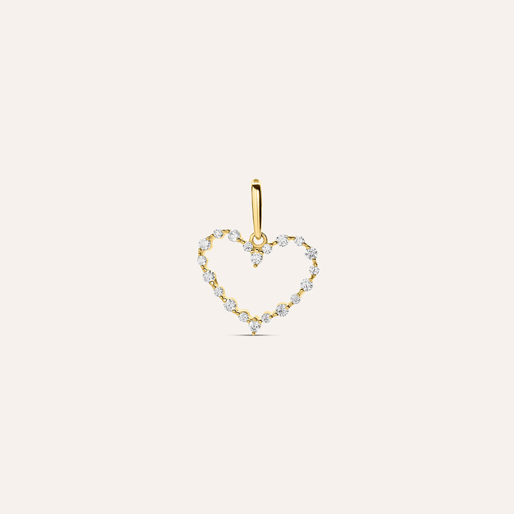 Pendente Poème Oro Giallo Cubic Zirconia - Ciondoli Donna | Stroili