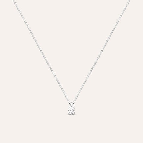 Collana Punto Luce Firmamenti Oro Bianco Diamante - Collane Punto Luce Donna | Stroili