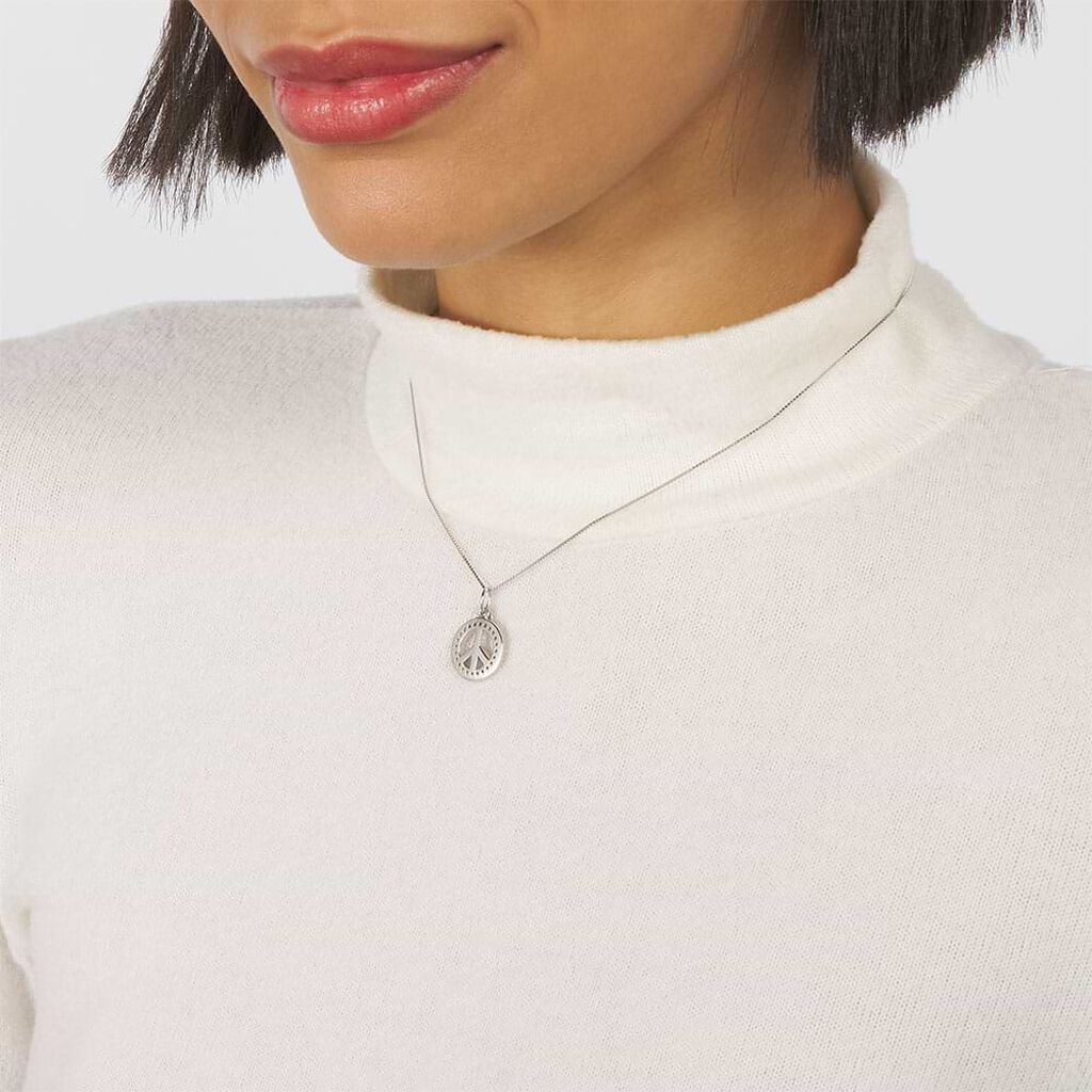Pendente Love Beats Argento Rodiato Cubic Zirconia - Ciondoli Donna | Stroili