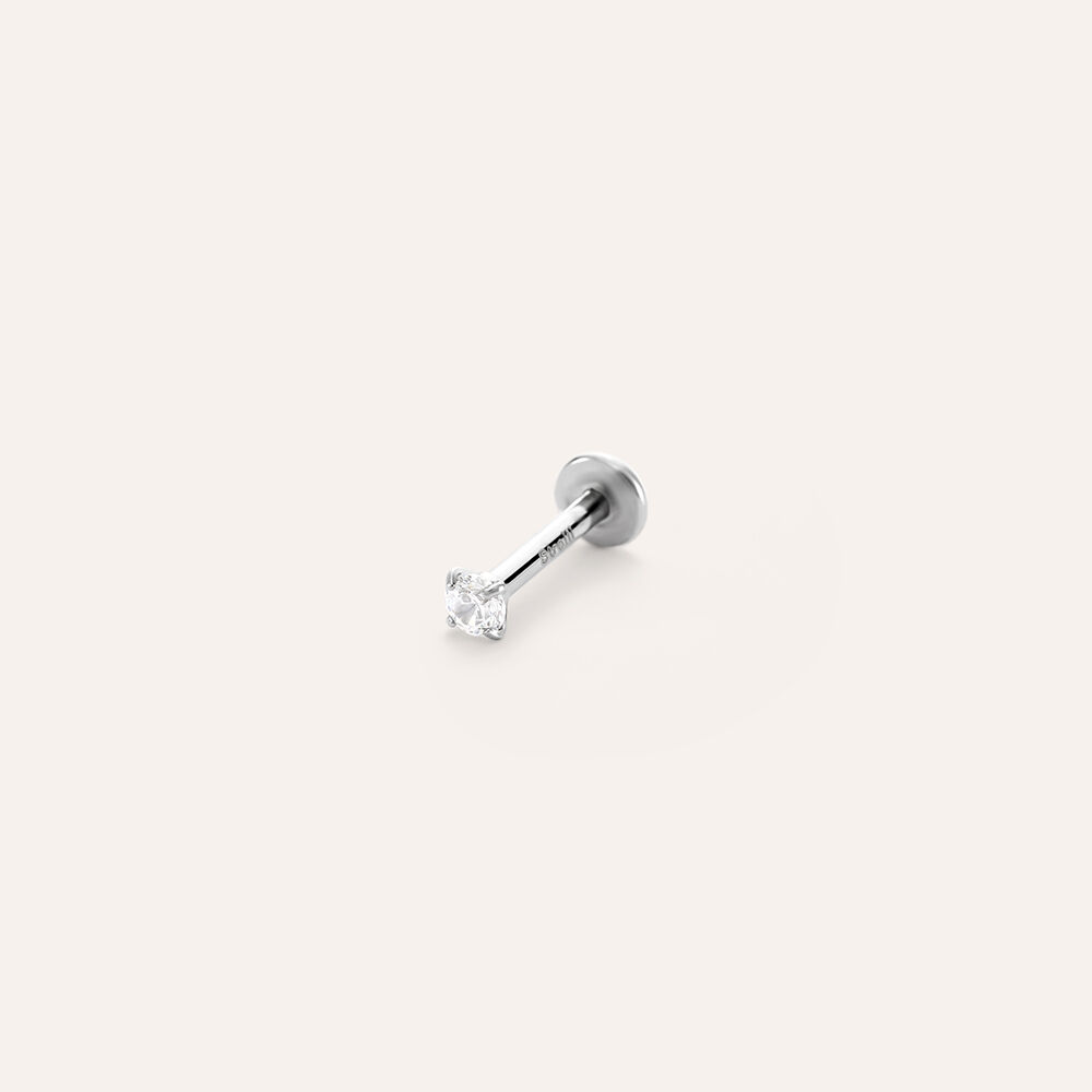 PIERCINGLINE Piercing in oro 750 | 18 carati | fiore di cristallo