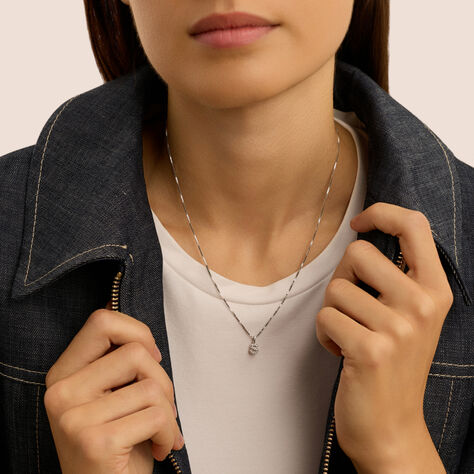 Pendente Love Beats Argento Rodiato Cubic Zirconia - Ciondoli Donna | Stroili