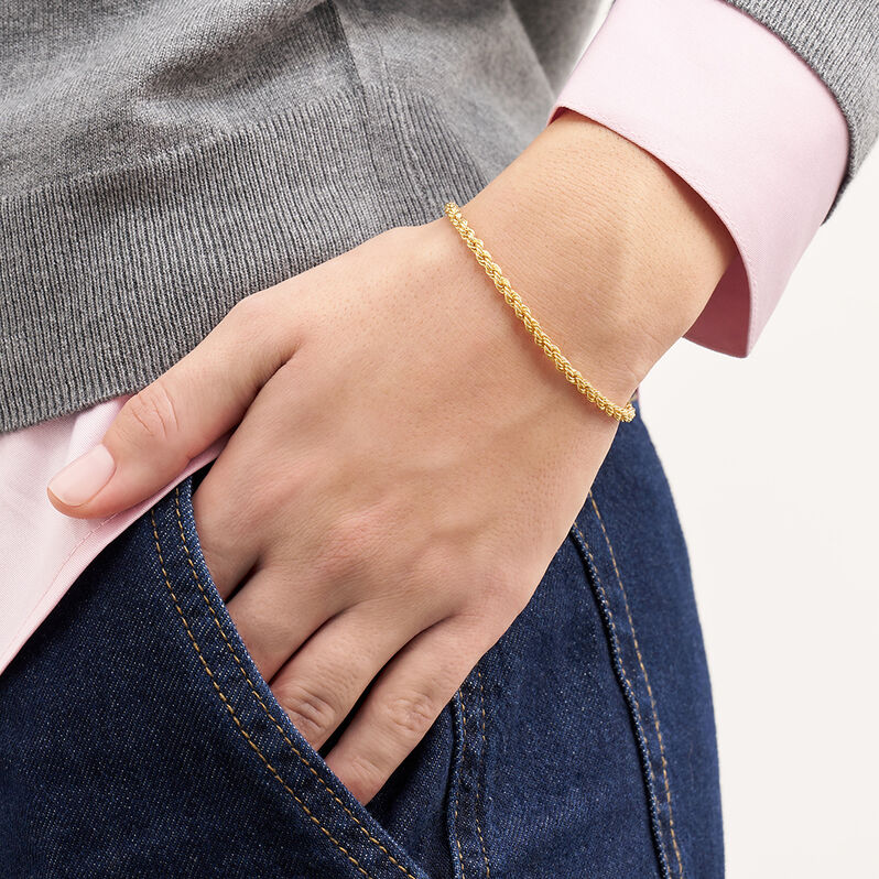 Bracciale Catena Desideria Argento Nobile Dorato - Bracciali Donna | Stroili