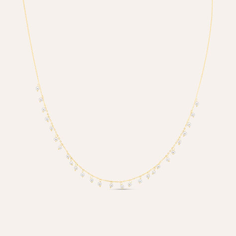 Collana Gabrielle Oro Giallo Perla D'Acqua Dolce - Collane Donna | Stroili