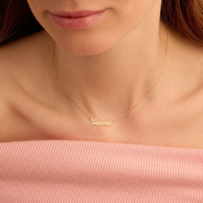 Collana Ginevra Gold Names Oro Giallo - Collane Unisex | Stroili