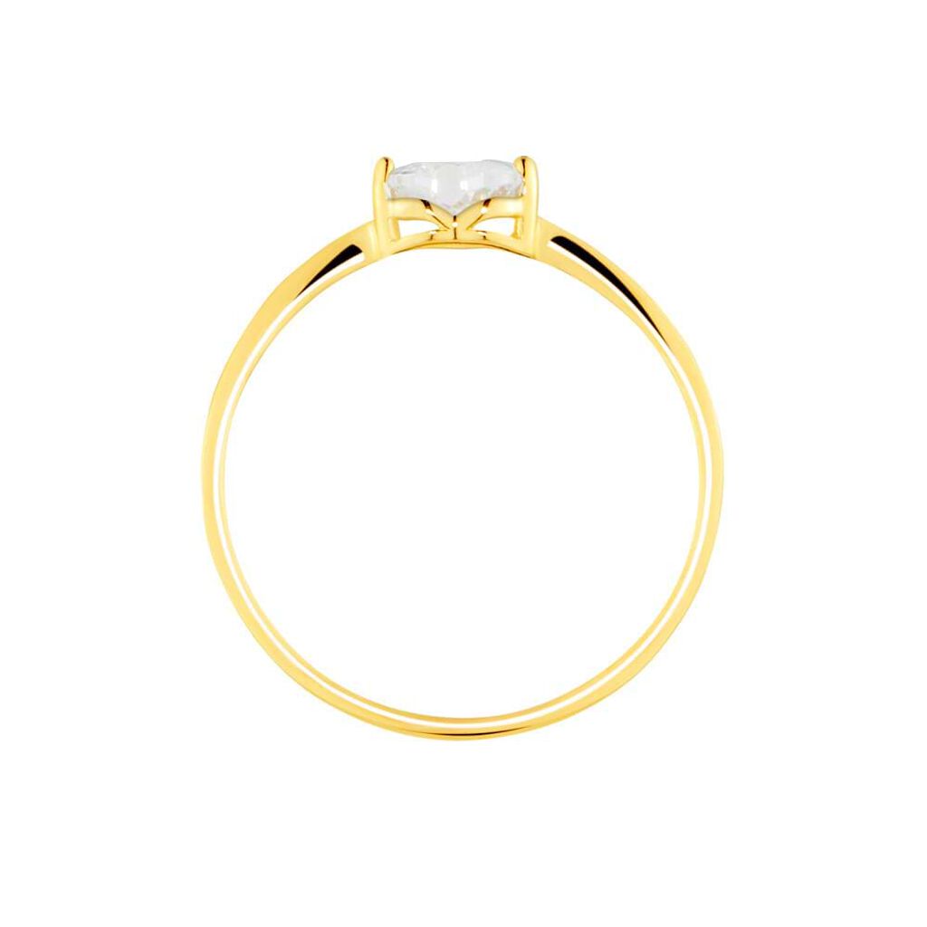Anello Solitario Claire Oro Giallo Cubic Zirconia - Anelli con Pietre Donna | Stroili